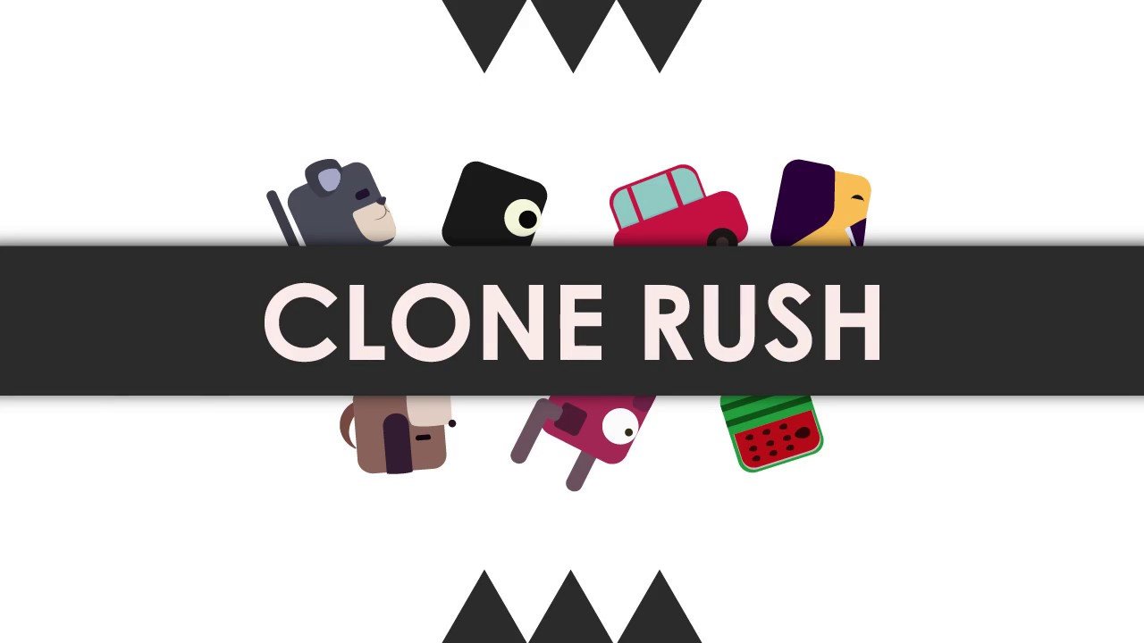 Title still from the studio’s own Clone Rush trailer.