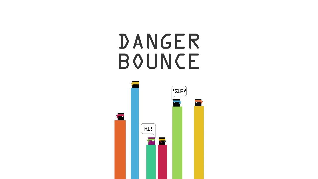 Title still from the studio’s own Danger Bounce trailer.
